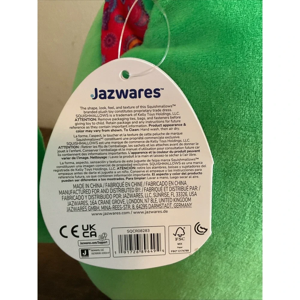 New Squishmallows Maritza the Green‎ Cactus Stuffed Plush Toy Soft Plush 11 Inch